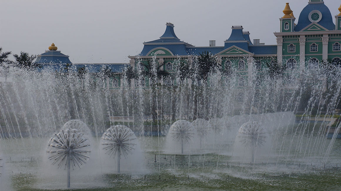 普派克酒店項(xiàng)目案例-鄭州方特歡樂(lè)世界音樂(lè)噴泉